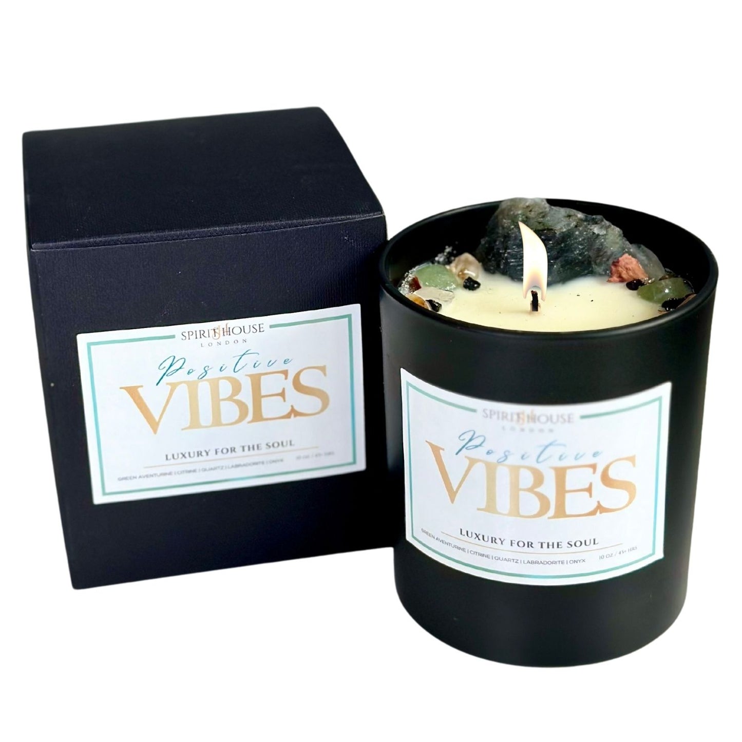 Positive Vibes - Crystal Candle Ritual