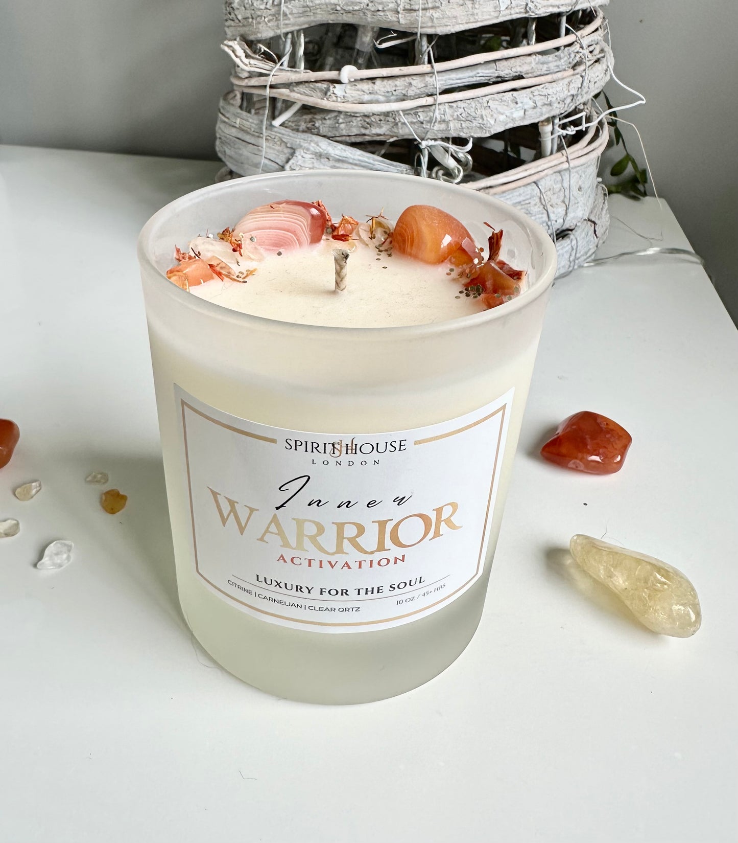 Inner Warrior Crystal Candle Ritual