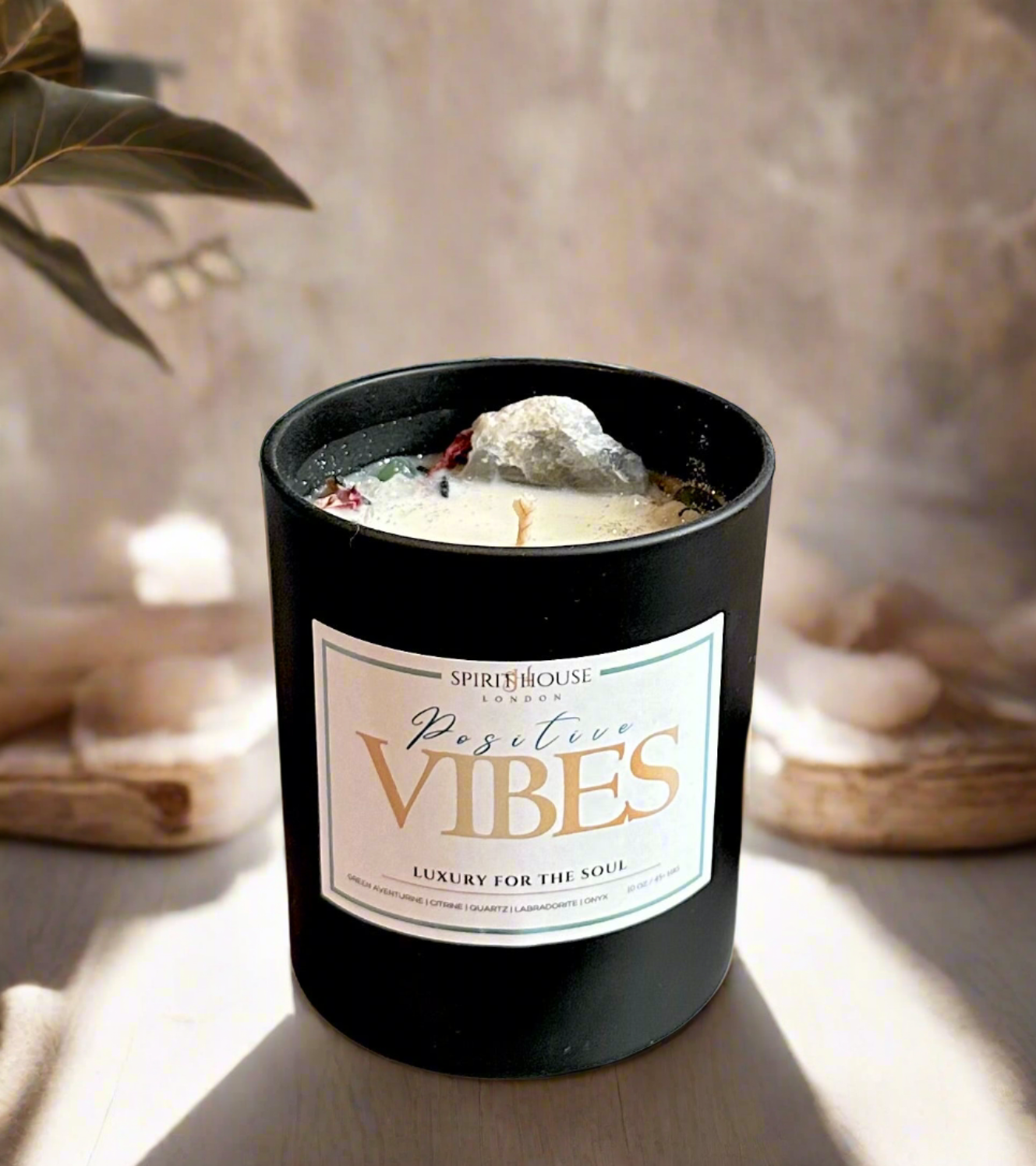 Positive Vibes - Crystal Candle Ritual