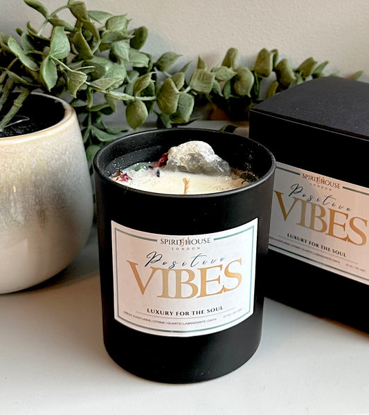 Positive Vibes - Crystal Candle Ritual