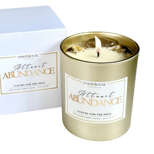 Attract Abundance - Crystal Candle Ritual