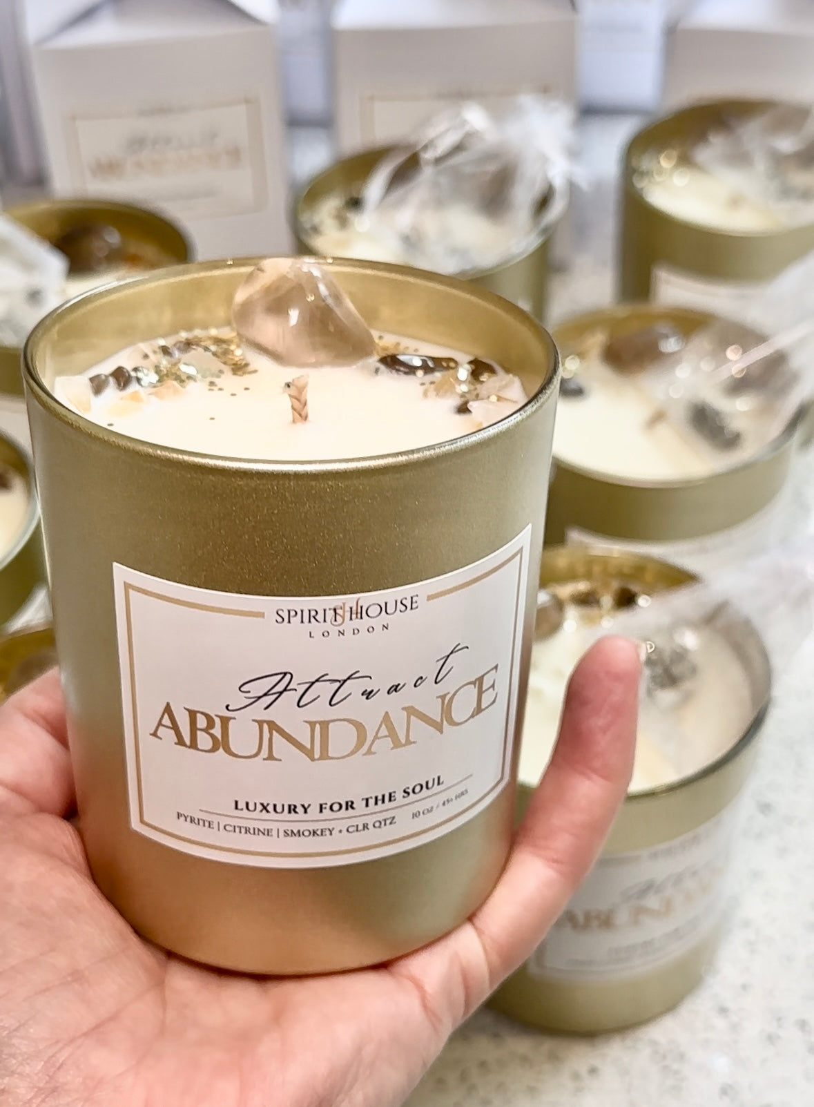 Attract Abundance - Crystal Candle Ritual