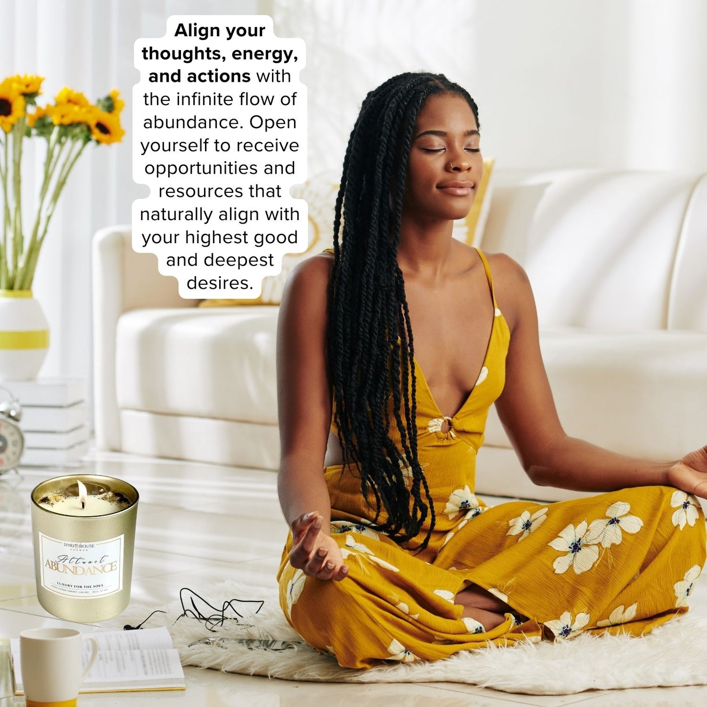 Attract Abundance - Crystal Candle Ritual