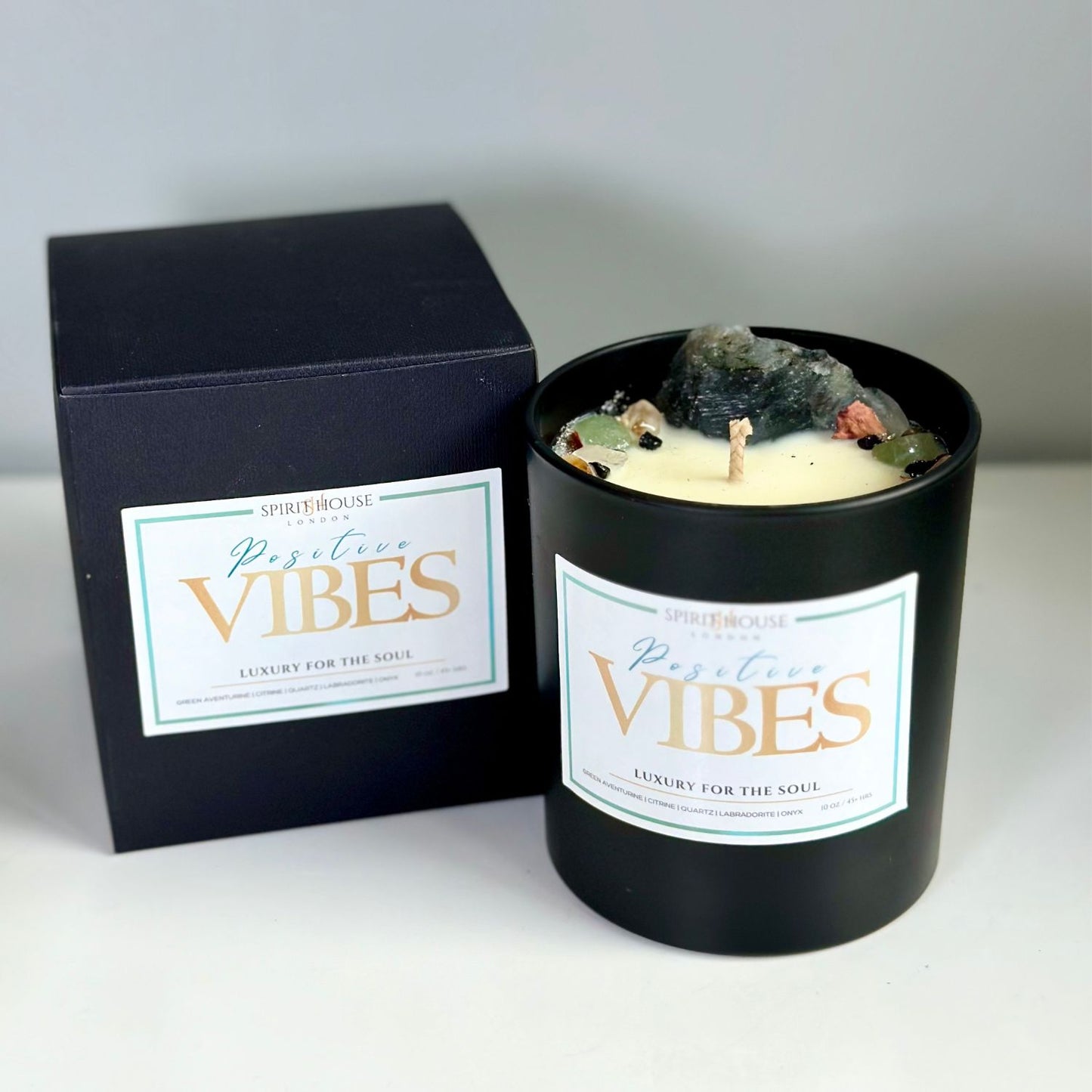 Positive Vibes - Crystal Candle Ritual