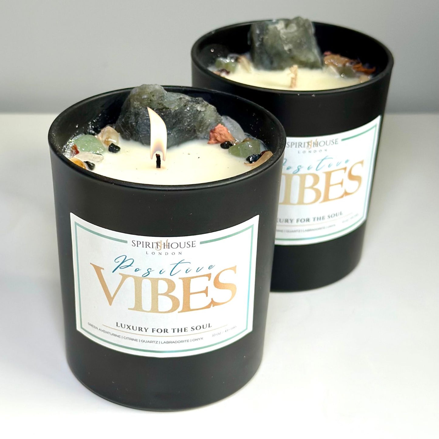 Positive Vibes - Crystal Candle Ritual