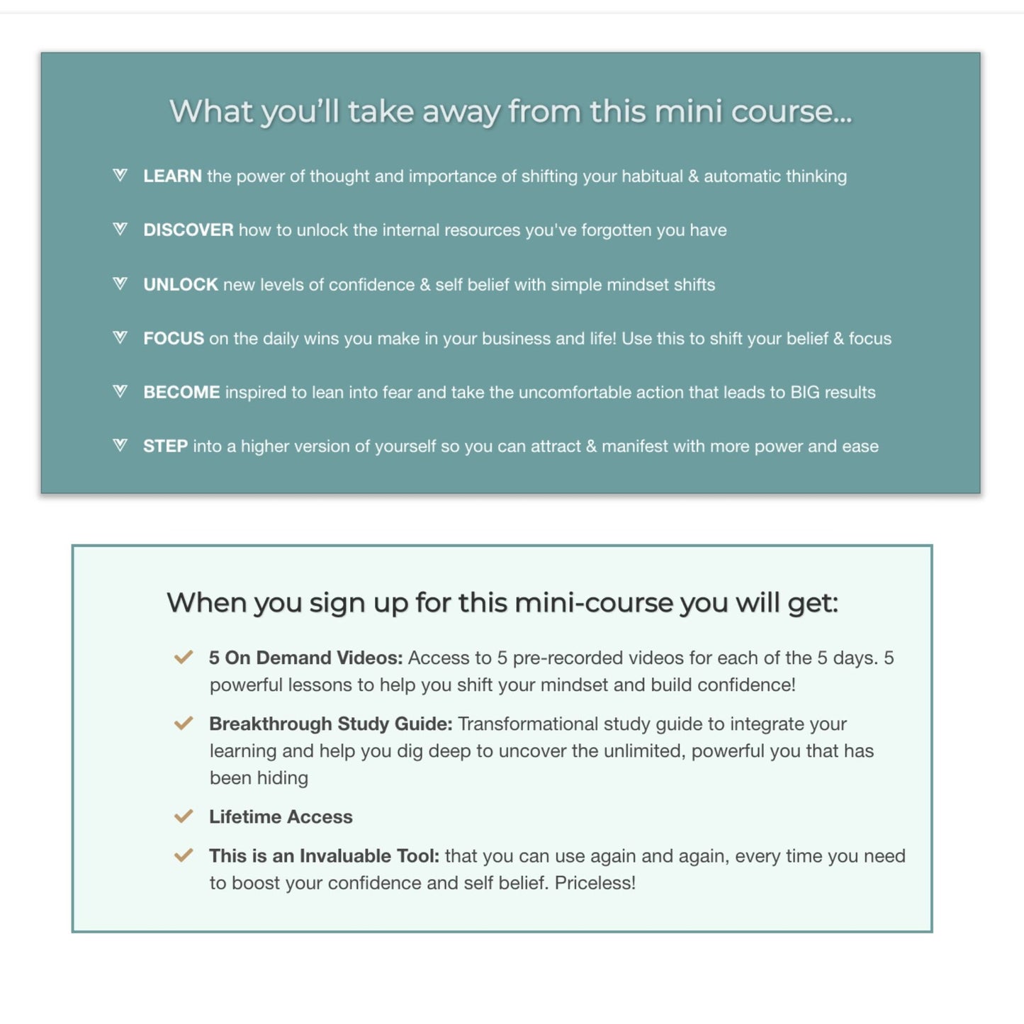 5 Days to Boost CONFIDENCE and SELF BELIEF