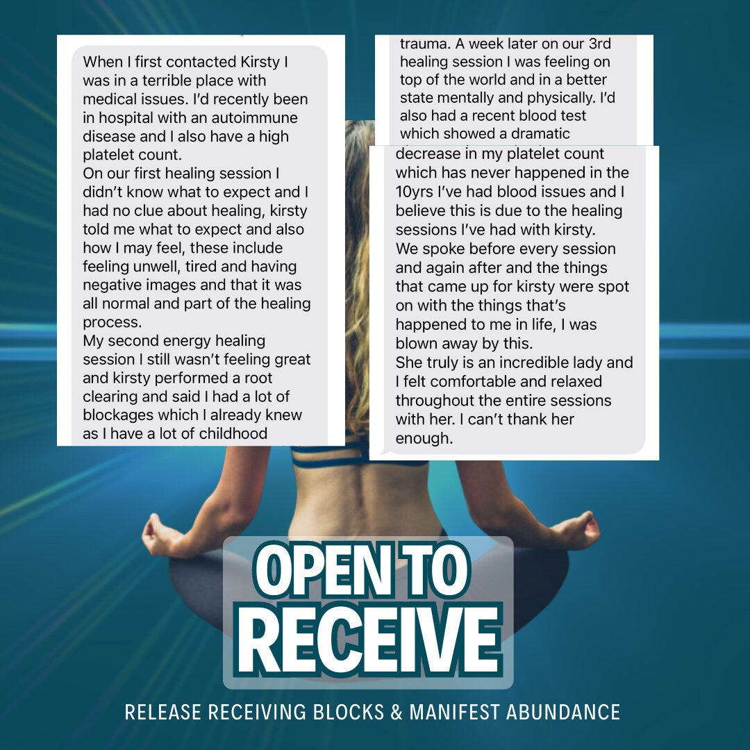 Energy Healing - Open To Receive
